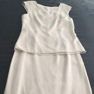 Two piece silk ensemble like new